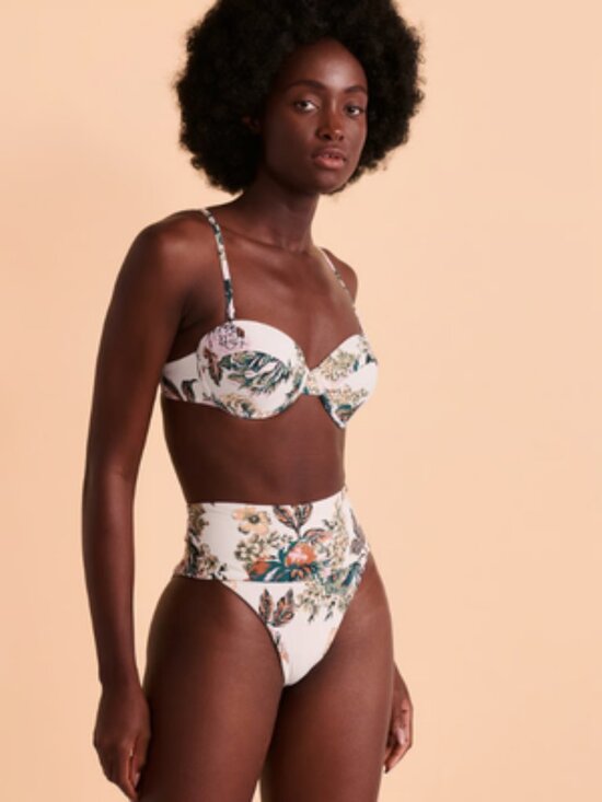 Maaji Other - MAAJI White Floral Bikini Top | Underwire Tropical Vacation | Large